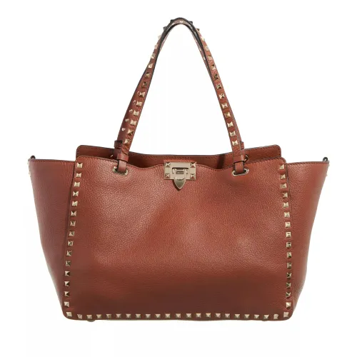 Valentino Garavani Shopper - Rockstud Shopping Bag - Gr. unisize - in Braun - für Damen