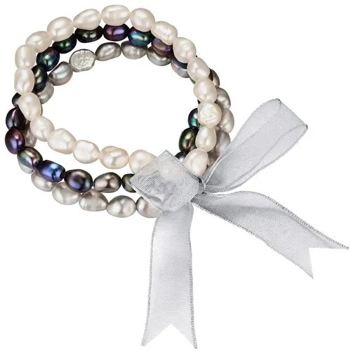 Valero Pearls - Perlen-Armband Süßwasser-Zuchtperle in Weiß Armbänder & Armreife Damen