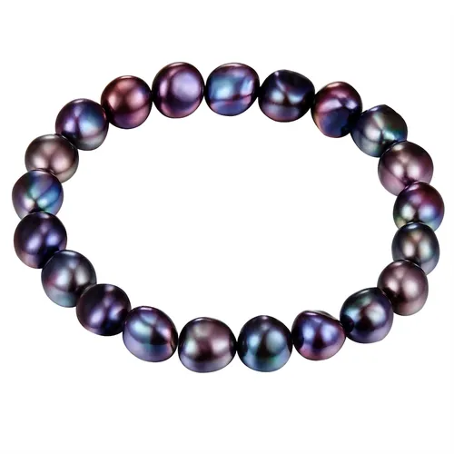 Valero Pearls  Valero Pearls Perlen-Armband Süßwasser-Zuchtperle in Blau Armband 1.0 pieces