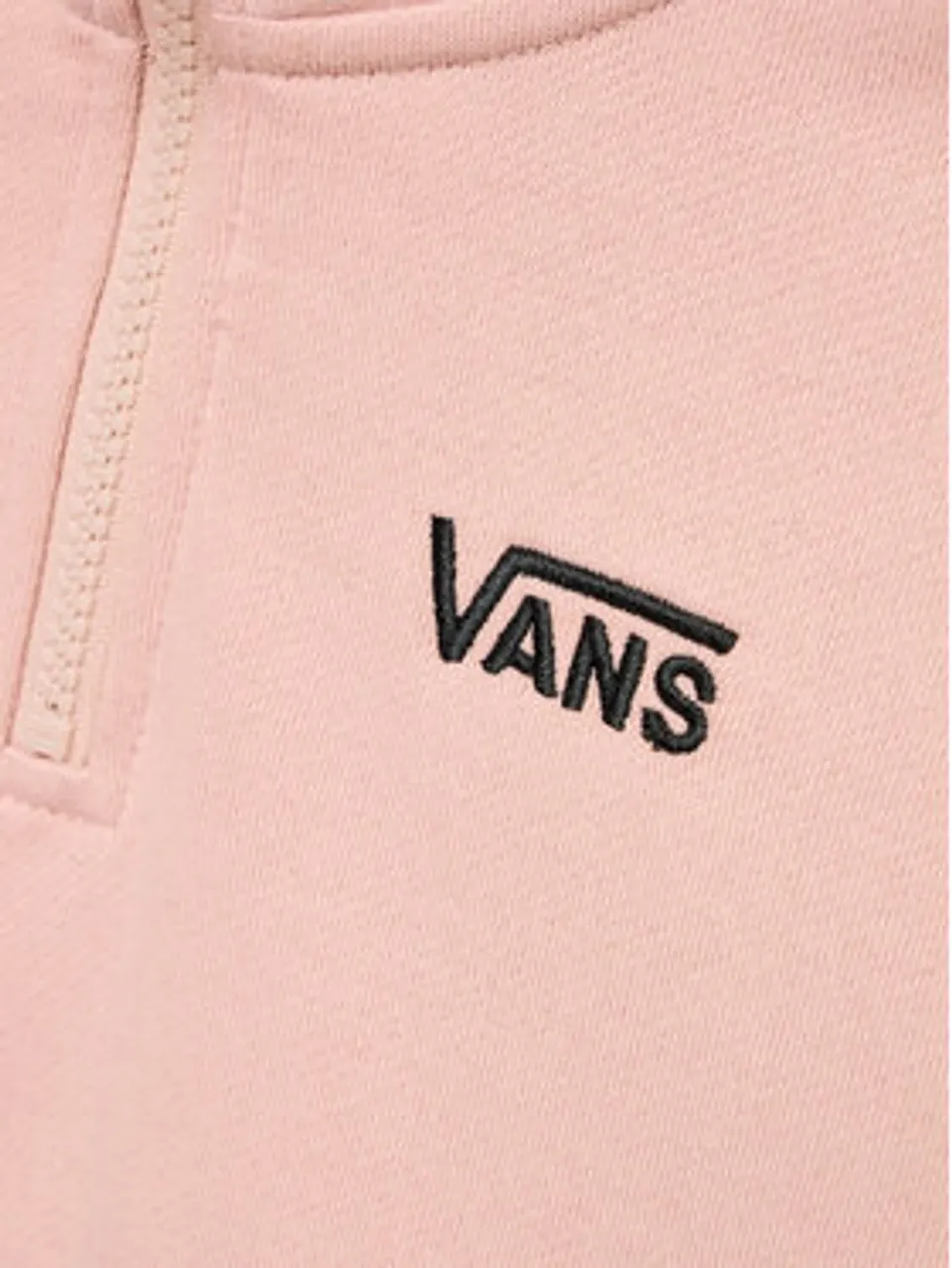 Vans Sweatshirt Half Zip Mock Pullover VN00077V Rosa Regular Fit