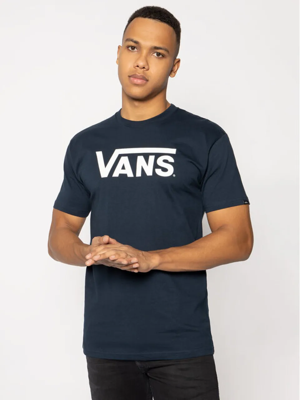 Vans T-Shirt Classic VN000GGGNAV1 Dunkelblau Classic Fit