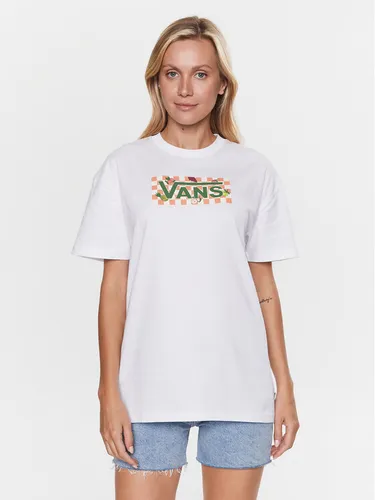 Vans T-Shirt Fruit Checkboard VN0003V8 Weiß Regular Fit
