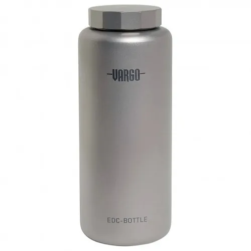 Vargo - Wasserflasche Edc - Trinkflasche Gr 1 l grau