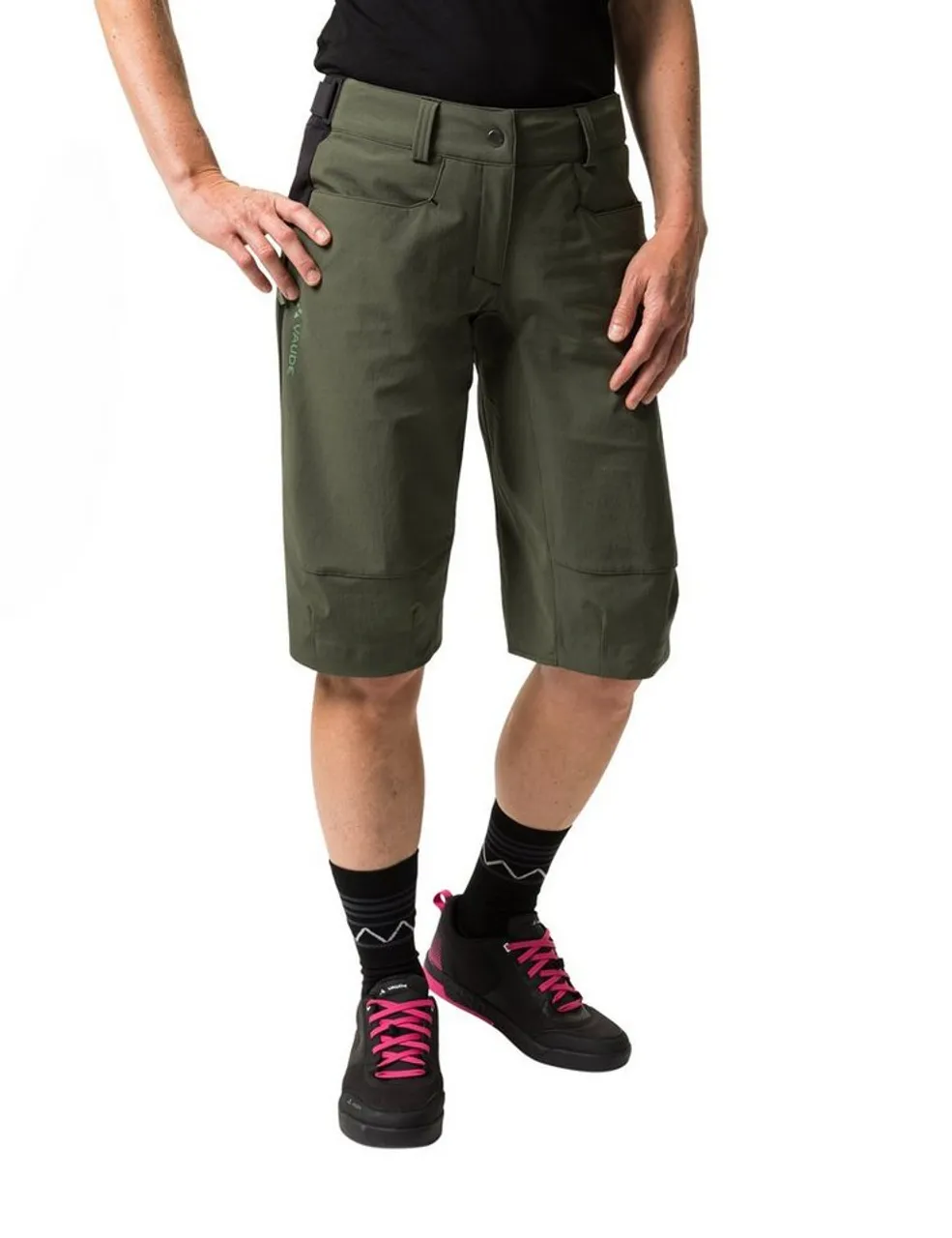 VAUDE Funktionshose Women's Moab Shorts IV (1-tlg) Green Shape