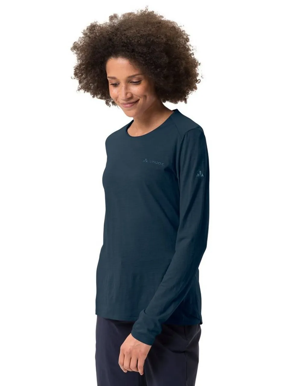 VAUDE T-Shirt Women's Yaras LS Wool Shirt (1-tlg) Green Shape