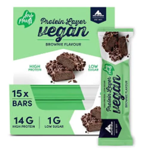 Vegan Protein Layer - 15x55g - Brownie