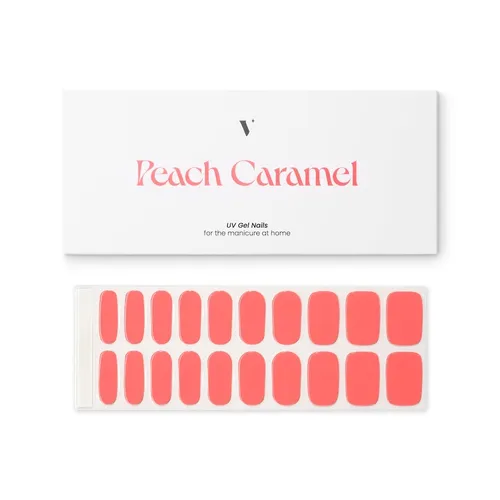 VENICEBEAUTY - UV Gel Nagelstreifen Gel-Nagellack Peach Caramel
