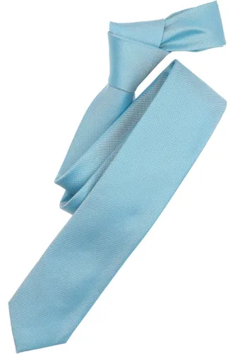 Venti Slim Krawatte türkis, Einfarbig