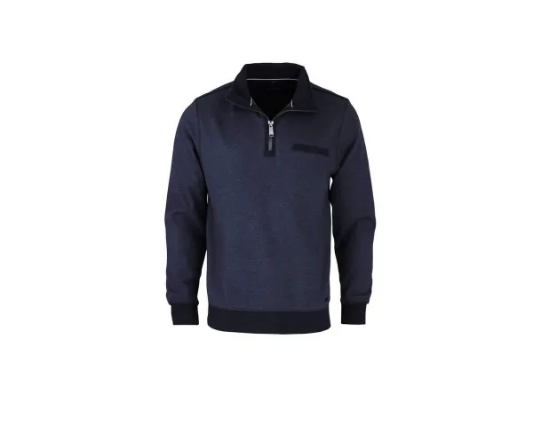 VENTI Sweatshirt blau regular (1-tlg)