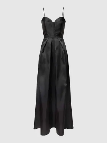 Vera Wang Bride Abendkleid mit Ziernähten Modell 'VERNISE' in Black