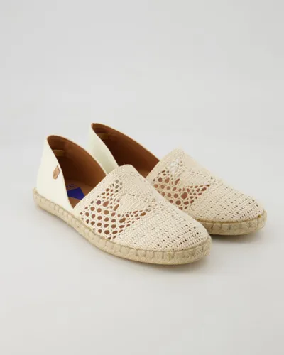 Verbenas Schuhe - Carmen Crichet Lino Paris Textil (Beige