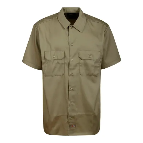 Verbessern Sie Ihre Arbeitskleidung mit diesem kurzärmeligen Hemd aus Baumwollmischung,Shirts Dickies