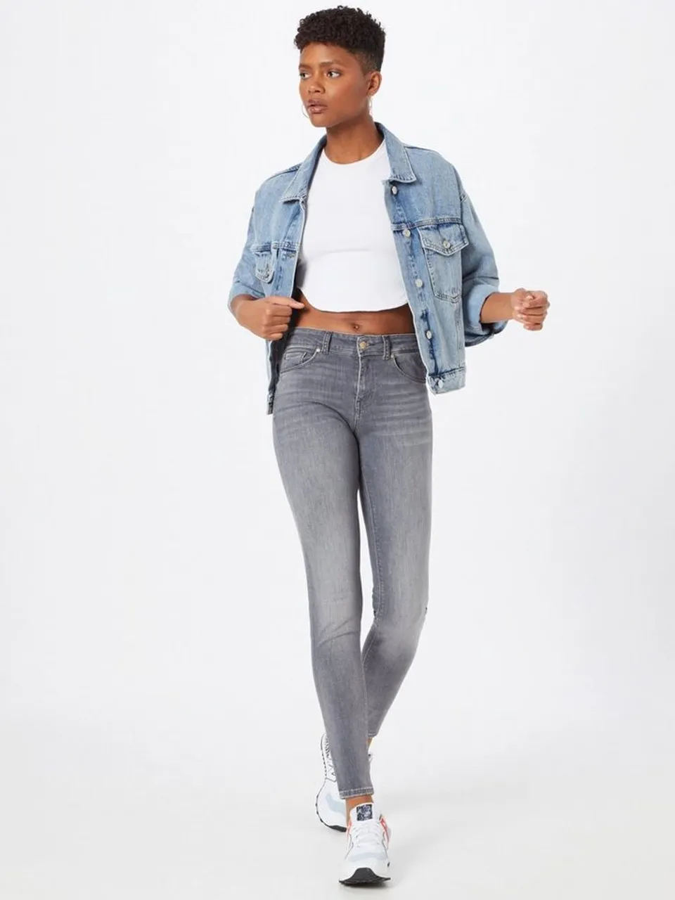 Vero Moda 7/8-Jeans Lux (1-tlg) Plain/ohne Details, Weiteres Detail