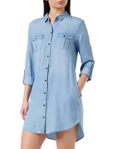 VERO MODA Female Midikleid Shirt- MLight Blue Denim