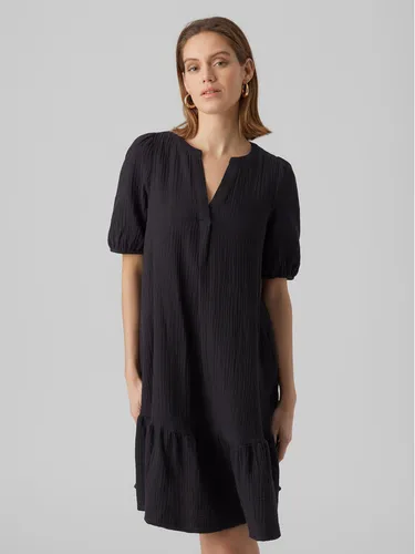 Vero Moda Kleid für den Alltag Natali 10279682 Schwarz Regular Fit