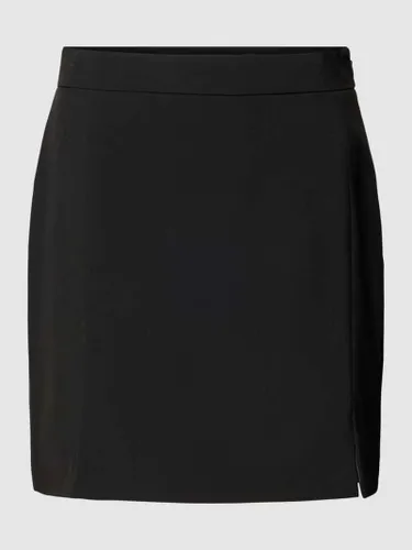 Vero Moda Minirock mit Beinschlitz Modell 'TROIAN' in Black