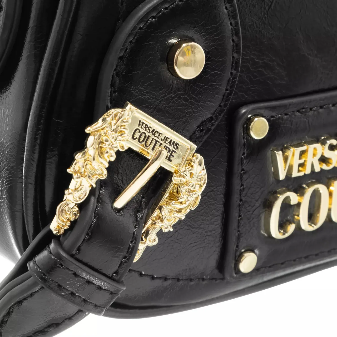 Versace Jeans Couture Hobo Bag - Mini Hobo Shoulder Bag - Gr. unisize - in Schwarz - für Damen