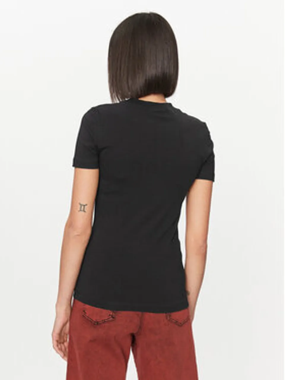 Versace Jeans Couture T-Shirt 75HAHG02 Schwarz Regular Fit