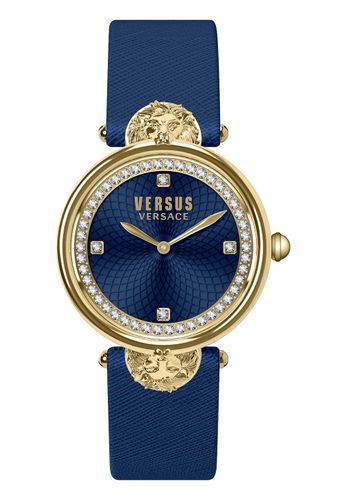 Versus Versace Quarzuhr Victoria Harbour, Lederarmband blau