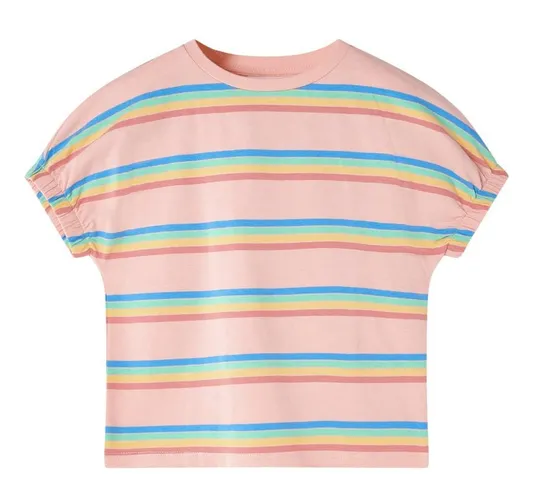 vidaXL T-Shirt Kinder-T-Shirt Pfirsichrosa 92