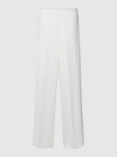 Vila Wide Leg Cut Stoffhose mit elastischem Bund Modell 'CLARA' in Weiss