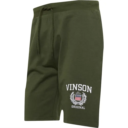 Vinson Herren Kameron Jersey Shorts Grün
