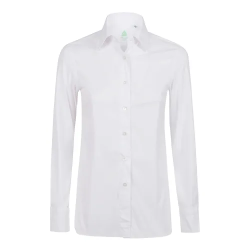 Vintage Weißes Slim Fit Hemd Finamore