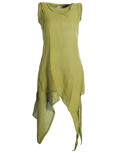 Vishes Zipfelkleid Asymmetrisches armloses Lagenlook Zipfelkleid Hippie, Ethno, Boho, Goa Style