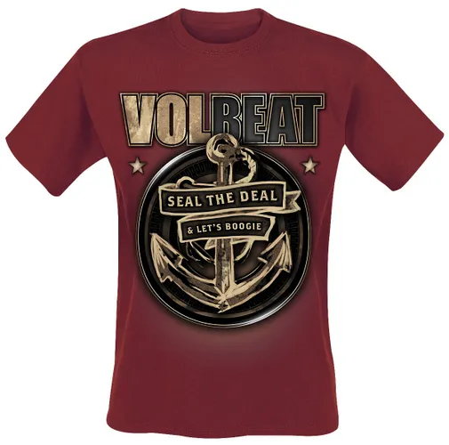 Volbeat Anchor T-Shirt rot in M