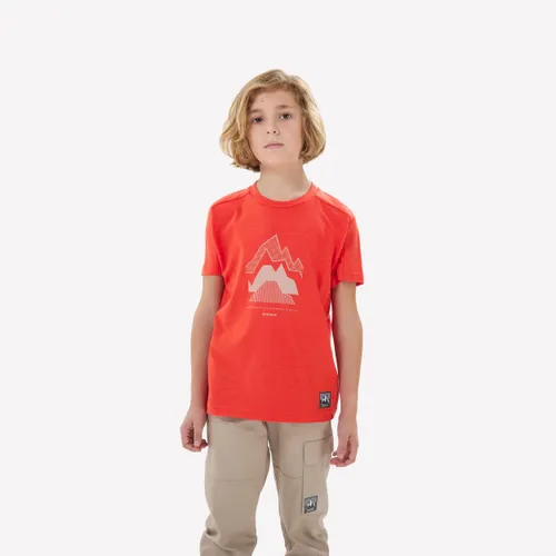 Wander-T-Shirt Kinder Grösse 122–170 - MH100 rot