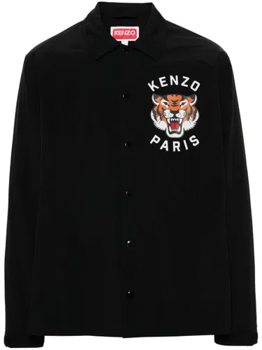 Wasserabweisende Jacke mit Tiger-Print