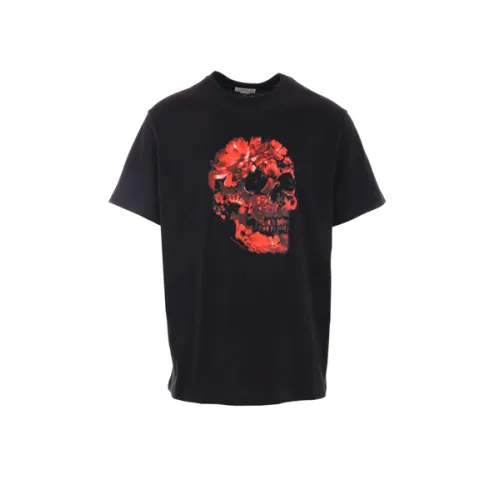 Wax Flower Skull T-shirt Alexander McQueen