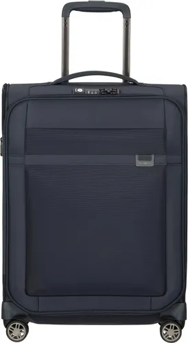 Weichgepäck-Trolley SAMSONITE "Airea, 55 cm" Gr. B/H/T: 40 cm x 55 cm x 20 cm 41 l, blau (dark blue) Koffer Handgepäck-Koffer