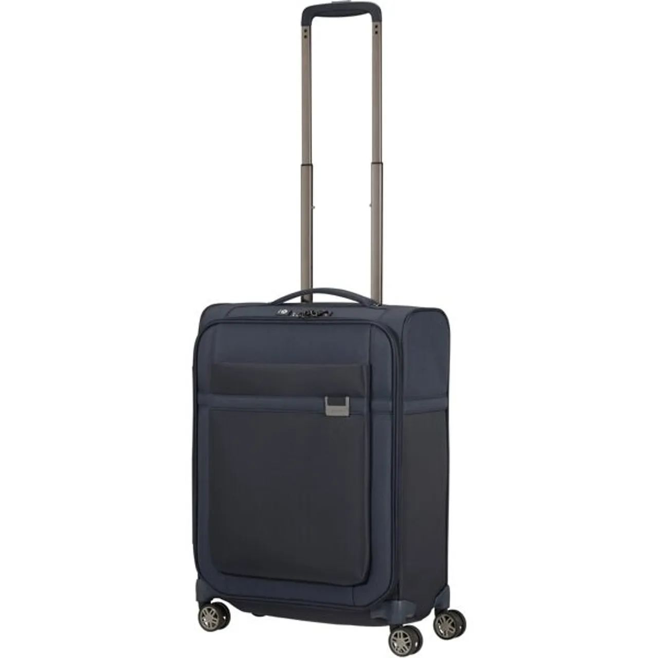 Weichgepäck-Trolley SAMSONITE "Airea, 55 cm" Gr. B/H/T: 40 cm x 55 cm x 20 cm 41 l, blau (dark blue) Koffer Handgepäck-Koffer