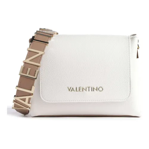 Weiße Alexia Tasche mit Magnetverschluss Valentino by Mario Valentino