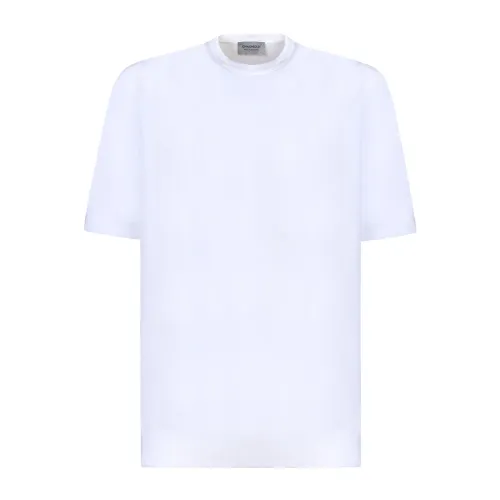 Weiße Baumwoll-T-Shirt Kempton John Smedley
