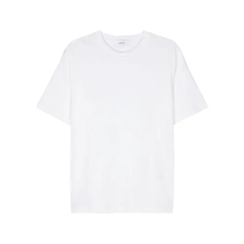 Weiße Crew Neck T-shirt Lardini