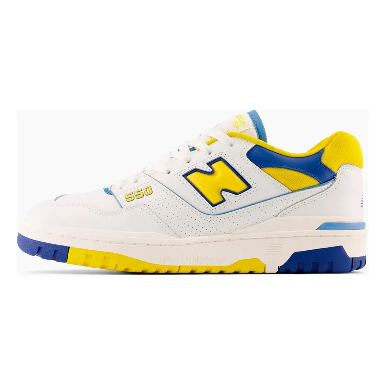Weiße Gelbe Blaue 550 Sneakers New Balance