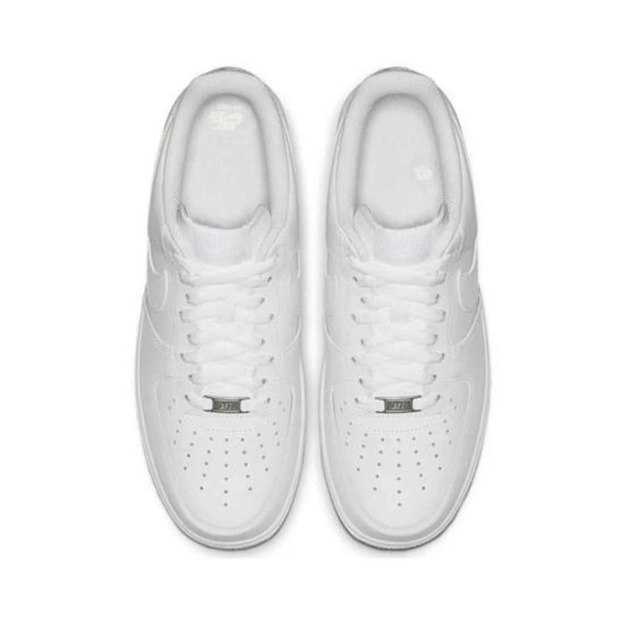 "Weiße Leder Low Top Sneakers" Nike