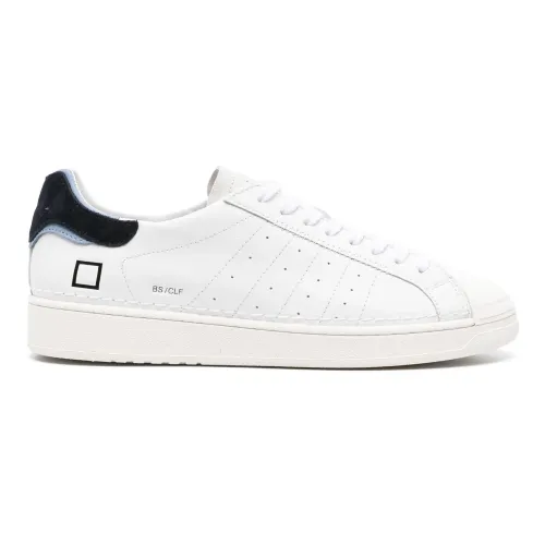 Weiße Leder Sneaker D.a.t.e