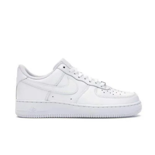 Weiße Ledersneakers Air Force 1 '07 Nike