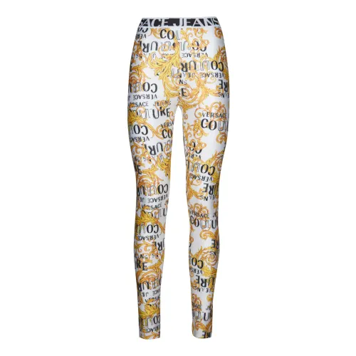 Weiße Leggings Versace Jeans Couture