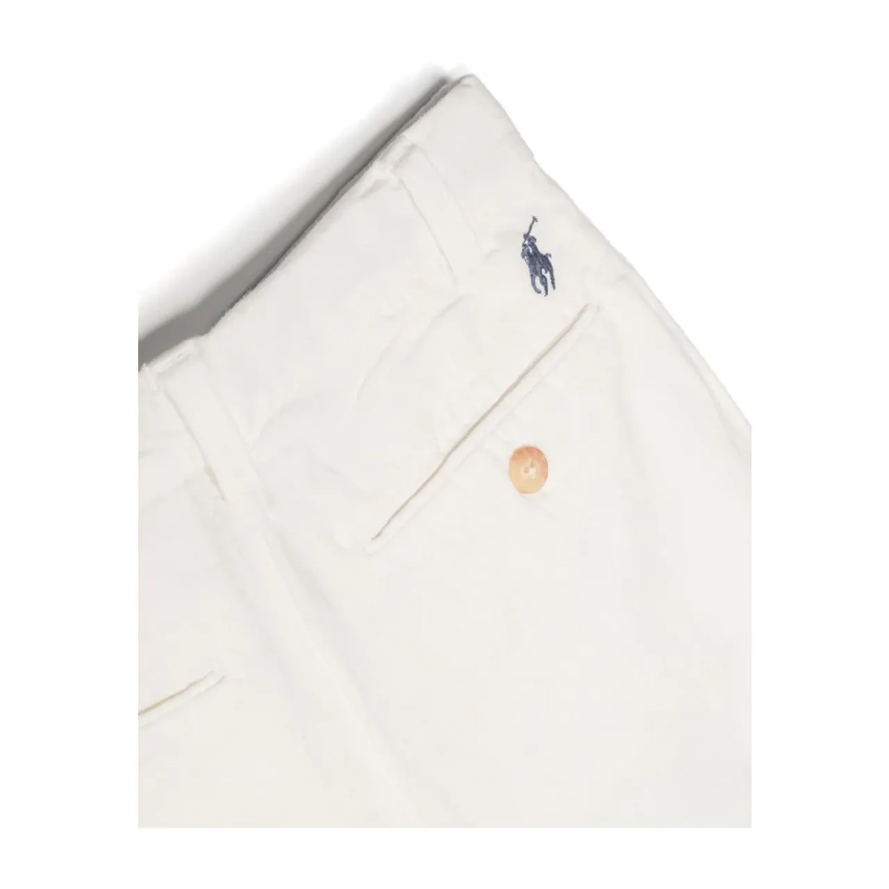 Weiße Leinen-Baumwoll Shorts Polo Ralph Lauren