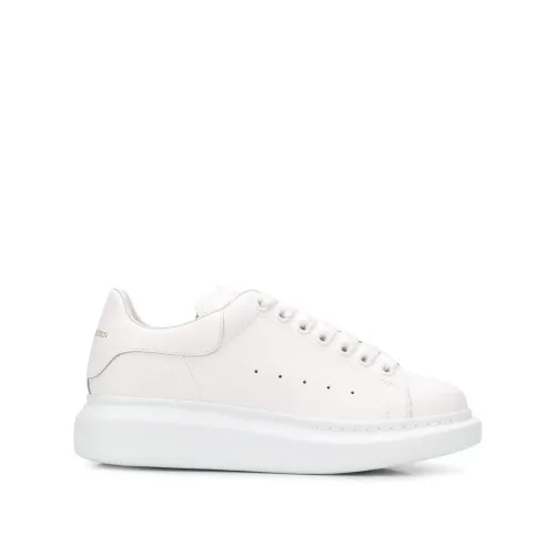 Weiße Oversize Sneakers mit Jacquard Grafik Alexander McQueen