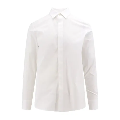 Weiße Slim Fit Hemd mit Knöpfen Valentino