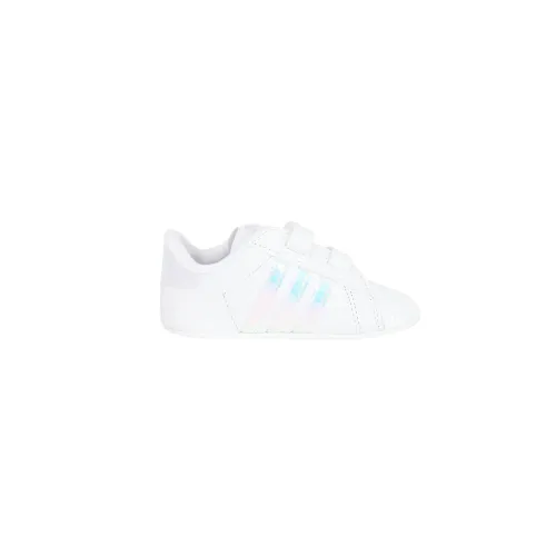 Weiße Sneakers für Neugeborene mit Iridescent Details Adidas Originals