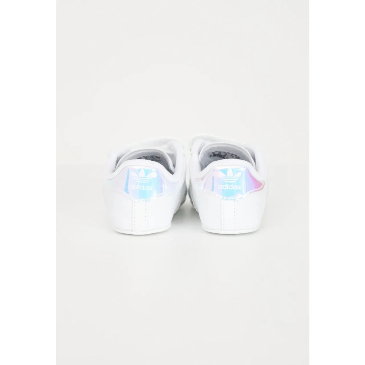 Weiße Sneakers für Neugeborene mit Iridescent Details Adidas Originals