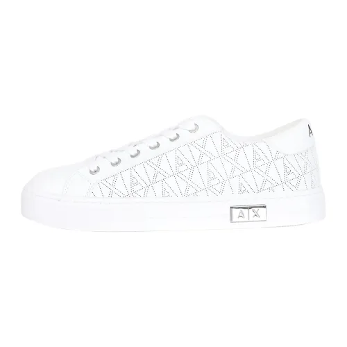 Weiße Sneakers mit Logo-Detail Armani Exchange