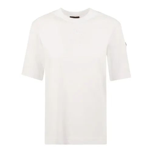 Weiße SS T-Shirt Polos Moncler