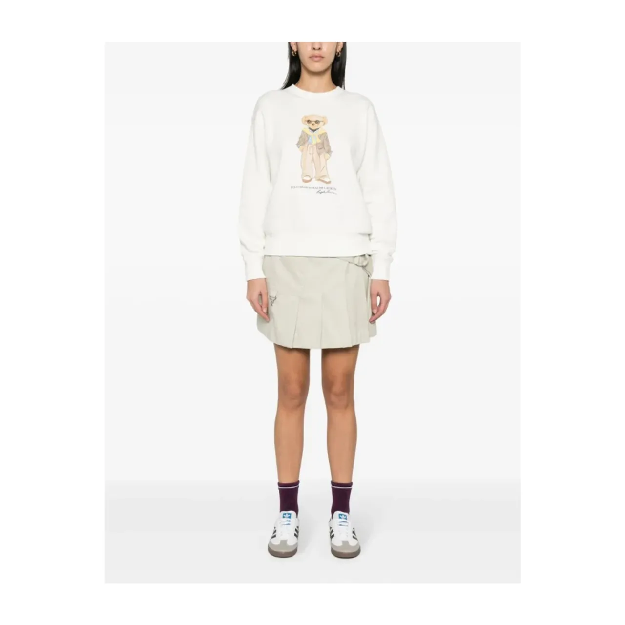Weiße Sweaters mit Polo Bear Polo Ralph Lauren